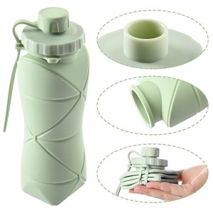 The 20-ounce sports water bottle can keep your drinks in the best condition to ensure you have enough water.
