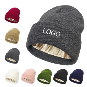 Made with 100% super soft acrylic and lined with luxurious silk, our knit beanie feels soft against your skin and keeps you warm and cozy all winter long.