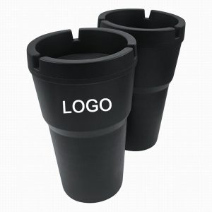It easily fits into the car cup holder, providing a designated spot for ashes.