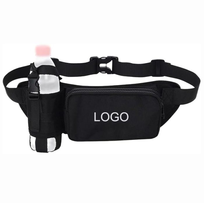 Made of Oxford cloth, this fanny pack provides dust and water resistant, abrasion and tear resistant, ensuring good shock absorption, compression resistant, and friction resistant.