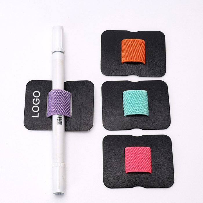 The pen loop holder boasts a powerful adhesive on its back, ensuring it remains securely attached without the risk of falling off.
