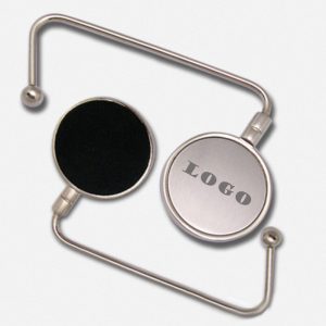 Elevate your style and functionality with this exquisite sterling silver plated purse hook.