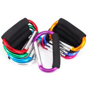 Constructed from durable aluminum alloy and flexible sponge, this carabiner ensures both strength and safety during use.