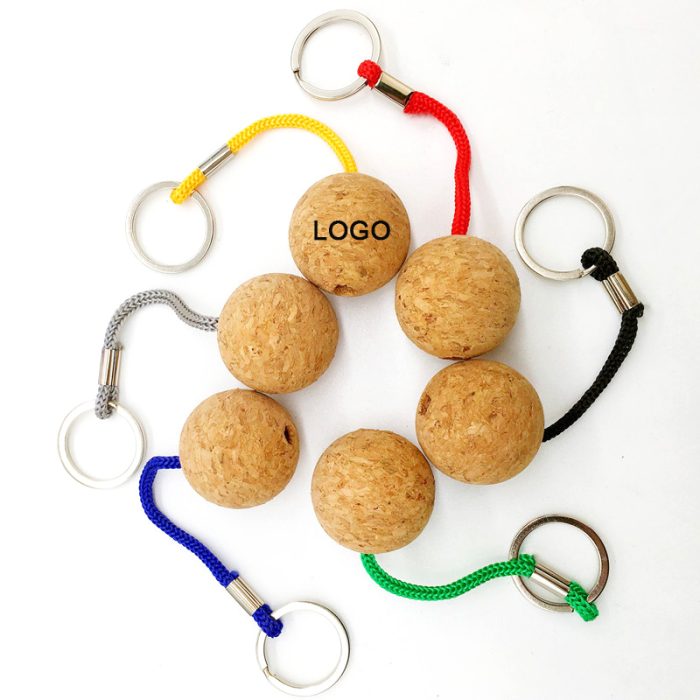 Introducing our environmentally-friendly Key Chain, crafted from sustainable cork material.