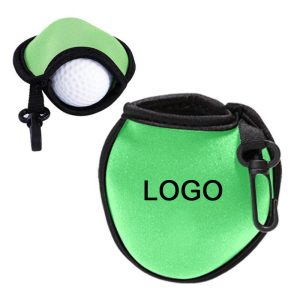 Elevate your golf game with the innovative golf ball cover featuring a durable neoprene construction and a convenient carabiner hook.