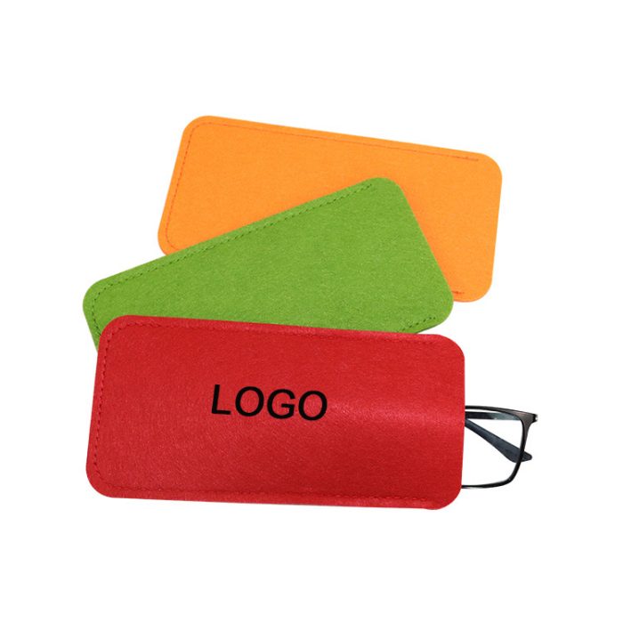 Crafted from high-quality felt material, this glasses bag boasts a sleek and practical design that ensures optimal protection for your eyewear.