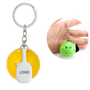 Introducing the Pickleball Ornament keychain - a stylish and versatile accessory that is a must-have for all pickleball enthusiasts.