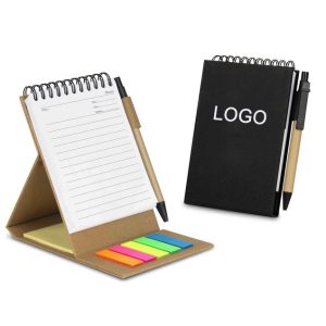 Enhance your productivity and streamline your tasks with the all-in-one Custom Kraft Paper Notepad Set.