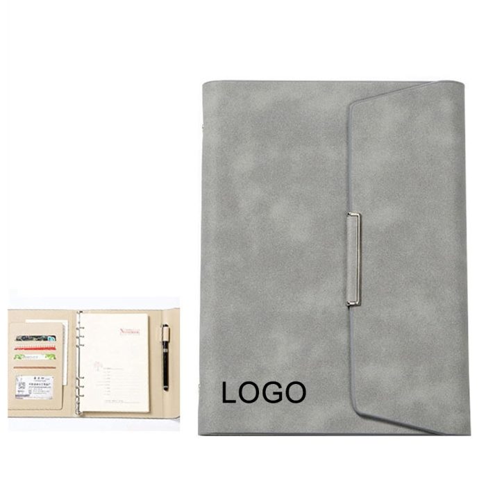 Introducing the A5 journal notebook, boasting a sleek triple fold design that seamlessly integrates multiple functions into one stylish item.