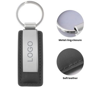 Elevate your everyday essentials with our keychain featuring an attached swivel snap hook.