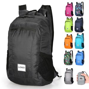 Crafted from durable waterproof polyester fabric and featuring a high-quality water-repellent zipper, this folding backpack is built to withstand any weather conditions without letting a single drop of water in. In the event that it does get wet, a simple wipe down will have it looking good as new in no time.