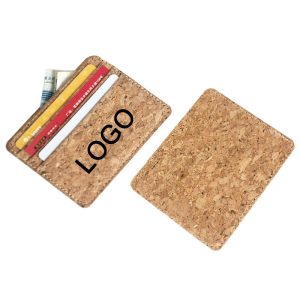 Keep your cards organized in Slim Front Pocket Cork Wallet, made from superior cork leather, a great alternative to animal leather.