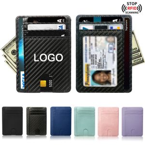 Our RFID front pocket slim wallet is super thin and modernly slim.